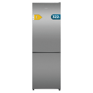 Cecotec Bolero CoolMarket 322 Inox Frigorífico Combi Clase E 322L