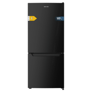 Cecotec CoolMarket Combi 117 DF Frigorífico Negro E
