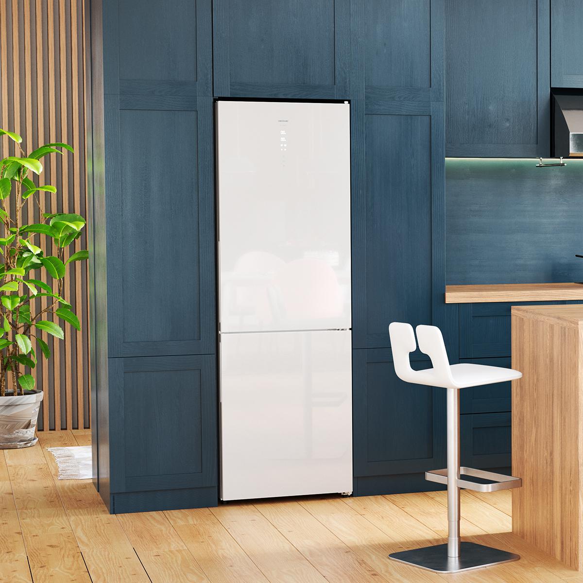 Cecotec Bolero CoolMarket Combi 322 Glass White D Frigorífico - Imagen 5