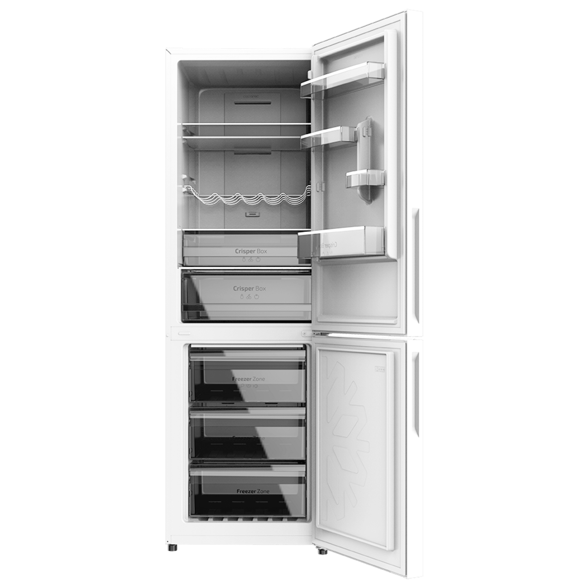 Cecotec Bolero CoolMarket Combi 322 Glass White D Frigorífico - Imagen 4