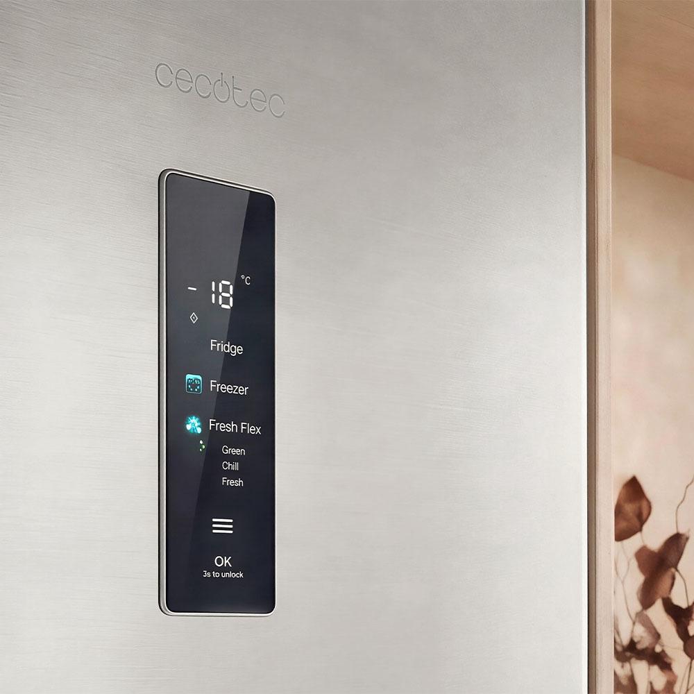 Cecotec Bolero CoolMarket Frigorífico Combi Inox 405 L - Imagen 15