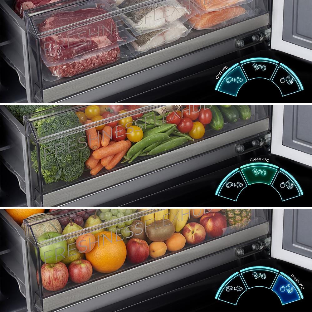 Cecotec Bolero CoolMarket Frigorífico Combi Inox 405 L - Imagen 14