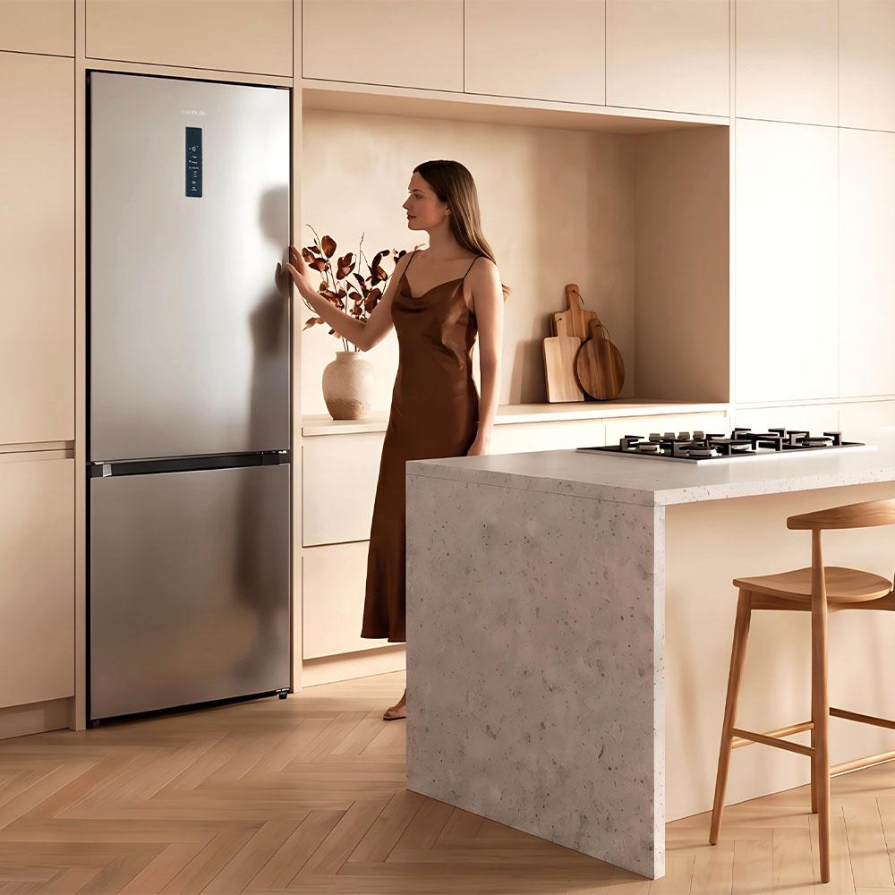 Cecotec Bolero CoolMarket Frigorífico Combi Inox 405 L - Imagen 8