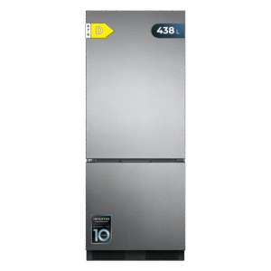Cecotec Bolero CoolSilver 427L Frigorífico Combi Acabado Elite Grey