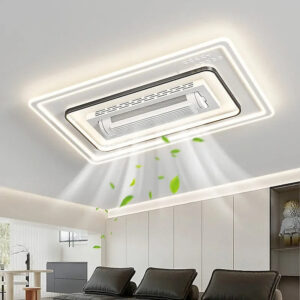 Bextsrack Ventilador de Techo sin Palas LED 180W 105x65 cm