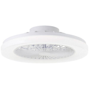 Siano Plafón con Ventilador LED 48 cm 40 W Blanco
