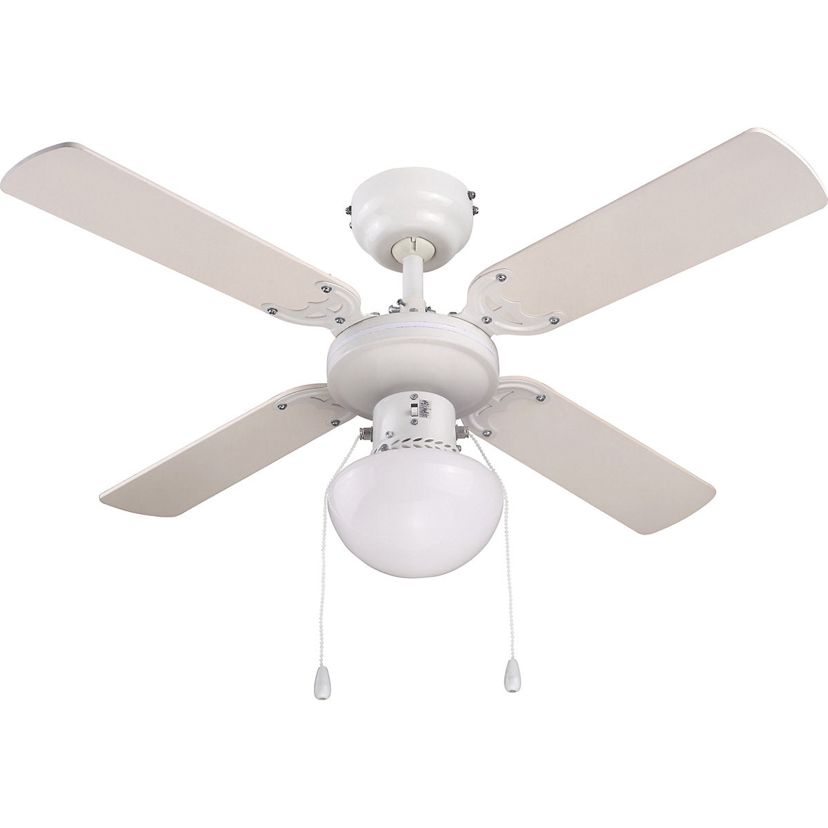 Ventilador de Techo con Iluminación Blanco para Habitaciones hasta 8 m² - Imagen 3