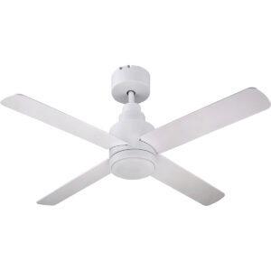 GoodHome Burbank Ventilador De Techo Blanco Ø106 cm 15 m²