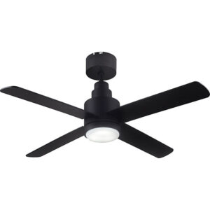 GoodHome Burbank Ventilador de techo LED negro 106 cm 15 m²