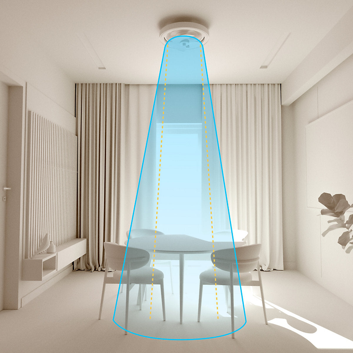 Sulion Ventilador Techo LED Ø 50 cm, Mando Incluido - Imagen 3