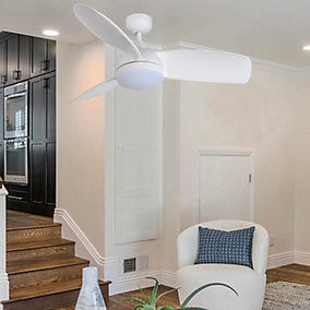 Ventilador GoodHome de Techo LED 107 cm - Mando - Imagen 7