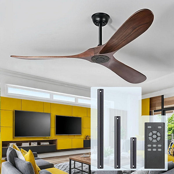 EXQUIO Ventilador de Techo Silencioso 223 cm con o sin Luz