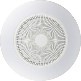Voltman Cosmo Ventilador de Techo LED 40W Blanco 55 cm - Imagen 2