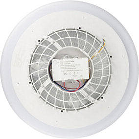 Voltman Cosmo Ventilador de Techo LED 40W Blanco 55 cm - Imagen 3