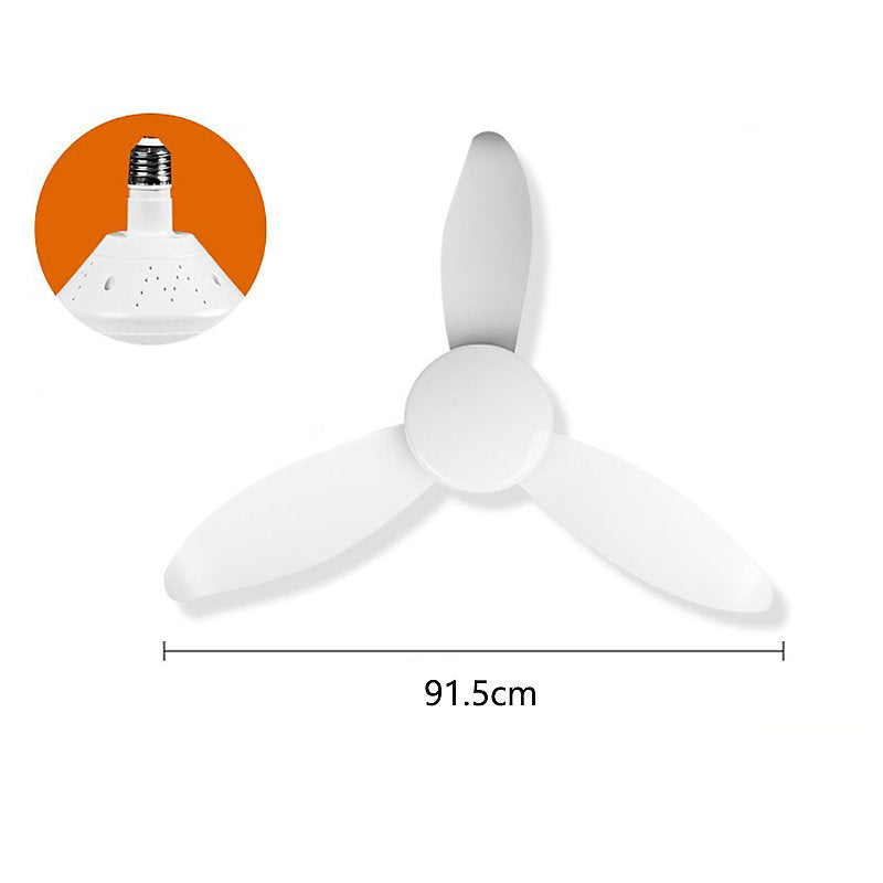 Ventilador Techo Luminoso Moderno 91,5 cm Tricolor Con Control Remoto E27 - Imagen 2