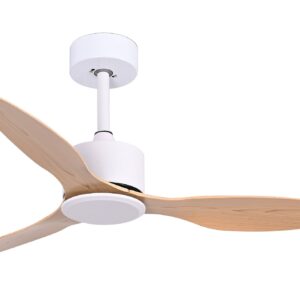 Optimea OVR-B130W Ventilador de Techo Madera 130 cm Marrón