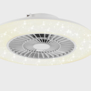Ventilador de techo silencioso con luz LED 60 cm Seynave José