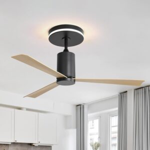 Ventilador de techo Fortuna Lai 52" 3 palas ABS motor DC 6 velocidades con mando a distancia, silencioso