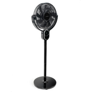 Scholtès Ventilador de Pie Digital 40 cm Negro Silencioso