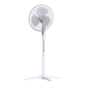 Ventilador de Pie Oscillante e Inclinable 40 cm 3 Velocidades