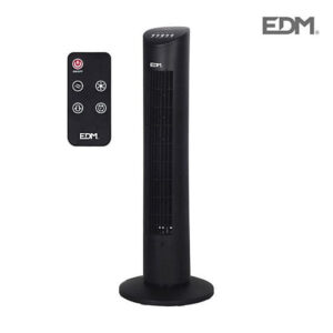 EDM 33504 Ventilador de Columna 60W, 3 Velocidades, Control Remoto