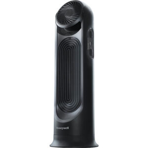 Honeywell Kaz Turbo Ventilador Torre Negro 2 Controles 3 Velocidades