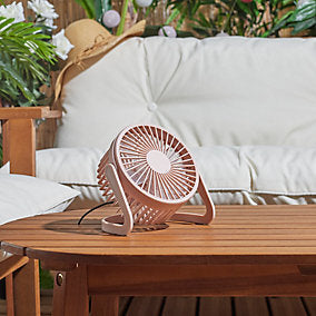 JET LAG Ventilador USB Silencioso Compacto Orientable Multicolor - Imagen 8