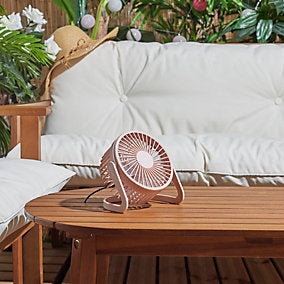 JET LAG Ventilador USB Silencioso Compacto Orientable Multicolor - Imagen 9