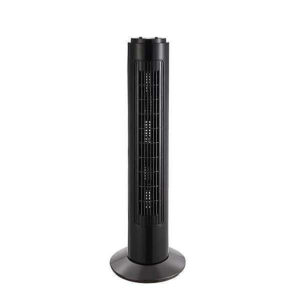 Watts Ventilador Columna Oscilante Fija 50 W Negro